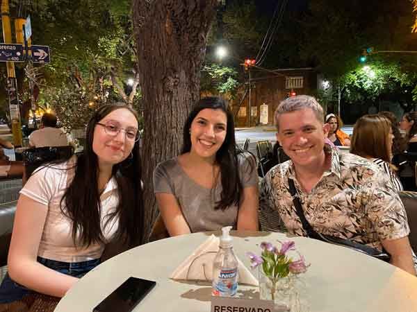 Maite Hormazabal, Fiama Petroselli and Federico Bones